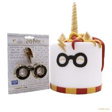 Picture of HARRY POTTER GLASSES AND SCAR FONDANT & COOKIE CUTTER SETOF